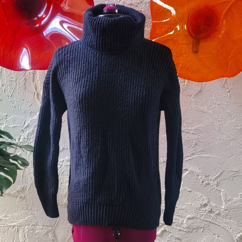 Turtleneck Black Sweater